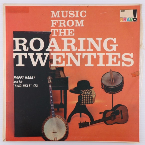 Happy Harry & His Two-Beat Six Music From The Roaring Twenties LP Record K-114 - Picture 1 of 16